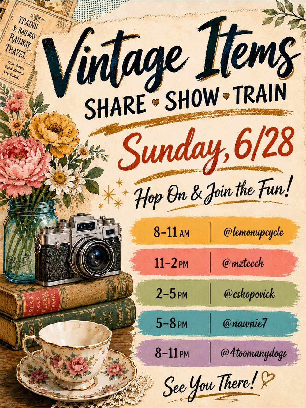 Mzteech Vintage Items Share Show Train